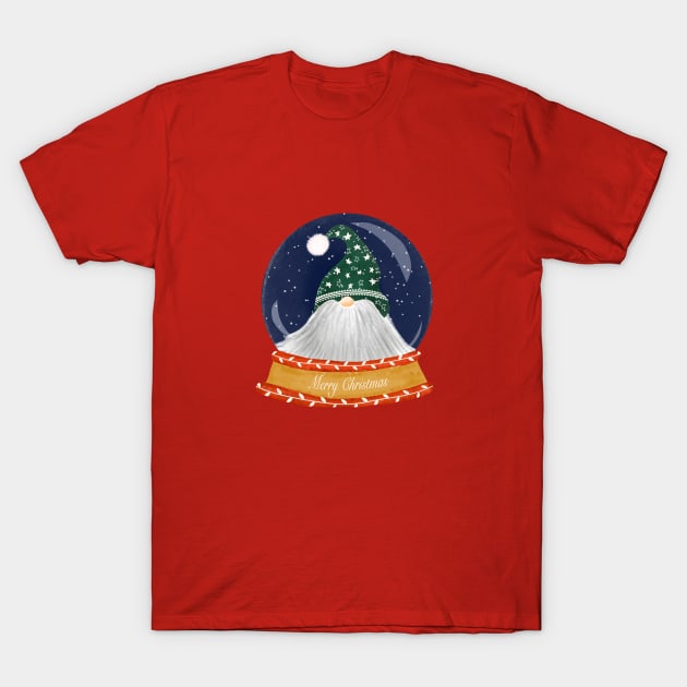 Santa gnome T-Shirt by bruxamagica